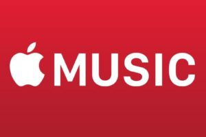 Affiche d'Apple Music à son lancement en 2016