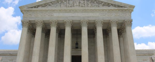 Le siège de la Cour Suprême des Etats Unis.